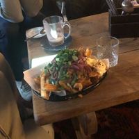 Loaded jackfruit fries  at Oproer Brouwerij Biercafé in Utrecht