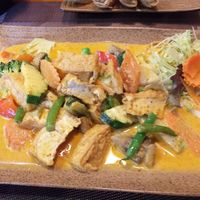 Curry with veg and tofu - rice was in a separate pot at Hello Vietnam in Coventry