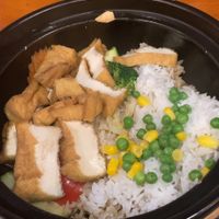 Tofu rice bowl   at Hello Vietnam in Coventry