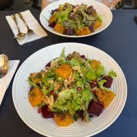 pumpkin salad  at Patio at Emquartier in Bangkok