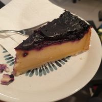 Blueberry cheesecake at LUSH Cafe in Munich