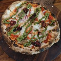 Vegan Sicilian pizza at The Pizza Bakery - Church St in Bangalore