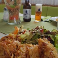 Rösti auf Salatplatte      100% vegan🥰 at Gasthaus-Pension Sonnenhof in Ulrichsberg