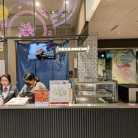 The counter is the first one in front of the interior escalator at Space Bao 宇宙生煎 in Taipei