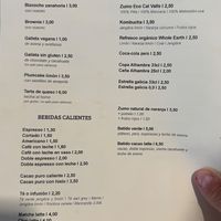 Menu 2/2  at SA PETITA DES CLAUSTRE in Menorca