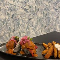 Bocata de falafel  at Oé Bistró in Leioa