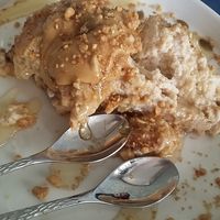 Silky tofu and peanut tcizcake at Oé Bistró in Leioa