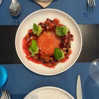 Tatar de tomate  at Oé Bistró in Leioa