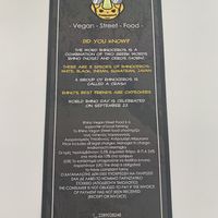 Drink menu (front)  at Rhino Vegan Beat in Mykonos