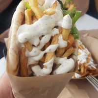 Close up at Rhino Vegan Beat in Mykonos