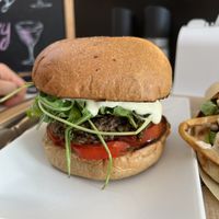 Rhino Burger  at Rhino Vegan Beat in Mykonos