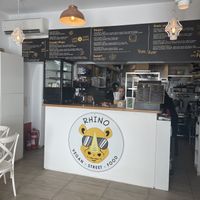 Inside the store   at Rhino Vegan Beat in Mykonos