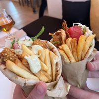Gyros 😍😍  at Rhino Vegan Beat in Mykonos