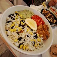 Salad bowl at Rhino Vegan Beat in Mykonos