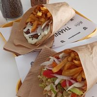 Gyros at Rhino Vegan Beat in Mykonos