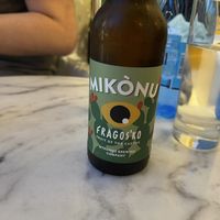 Cactus beer. Yummy!   at Rhino Vegan Beat in Mykonos