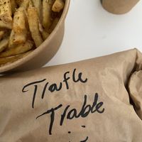 Truffle Trouble 😜  at Rhino Vegan Beat in Mykonos