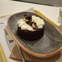 Dessert we got on the house at Rhino Vegan Beat in Mykonos