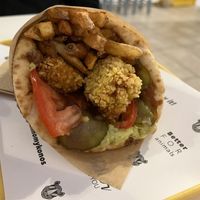 Javan chicken €7.90  at Rhino Vegan Beat in Mykonos