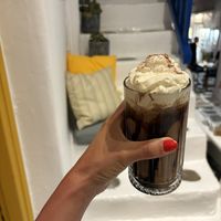 Choc milkshake  at Rhino Vegan Beat in Mykonos