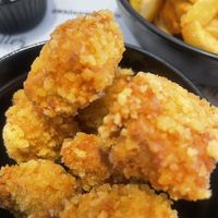 Tofu nuggets   at Rhino Vegan Beat in Mykonos