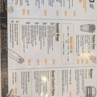 Food Menu 07 2026 at Rhino Vegan Beat in Mykonos