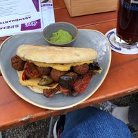 Arabisches Brot (vegan)  at Stadtcafe in Freising