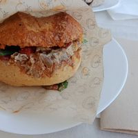 Guidoni - very tasty, so flavourful, with extra dried tomatoes 🍅 at Tripperia Vegana TAN8 - Flying Kiosk in Florence