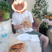 We decided on takeaway 😋 at Tripperia Vegana TAN8 - Flying Kiosk in Florence