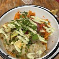 Chilaquiles   at Querida Simona in Mexico City