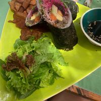vegan roll at Maré Comida Com Vida in Fernando De Noronha