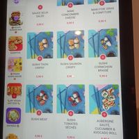 Self ordering kiosk at Vegan Sushi House in Paris