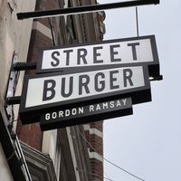   at Gordon Ramsay Street Burger in North London