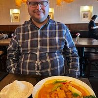 tofu Massaman Curry (didn't get a picture my friend did) at Rice Paper Canton in Canton