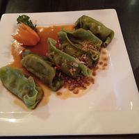 Vegetable Dumpling appetizer.  at Rice Paper Canton in Canton