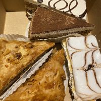 Vegan mocha, black forest, napolean and baklava  at Tiramisu Bakery & Cafe in Silver Spring
