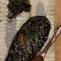 Degustation course 6 Eggplant   at Mesu in Charleston