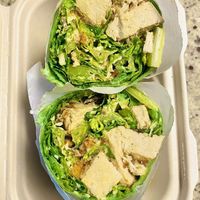 Chickun caesar salad wrap✨delicious   at Veggietize me in Panorama City