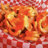 Curly fries Veg-n-Out style✨delicious  #Veganuary at Veggietize me in Panorama City