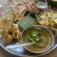 Beautiful platter  at La Maison Punjab in Tacloban