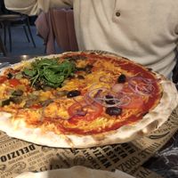Pizza Vegetariana und Pizza Rustica  at L'Osteria Sylt in Sylt