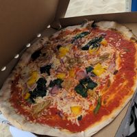 Seitan-Pizza at L'Osteria Sylt in Sylt