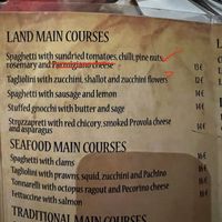 Spaghetti with a modification   at Gli Angeletti in Rome