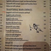 Spaghetti with no modification   at Gli Angeletti in Rome