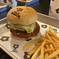 The only vegan option.  at BOX Burger - 宮城野店 in Hakone
