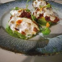 Stuffed avocado at El Rincón de Pedrisa in Villarrobledo