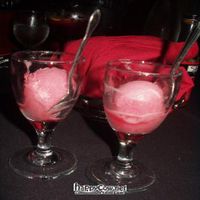 Palette cleansing sorbet. at Spats Cafe and Speakeasy in State College