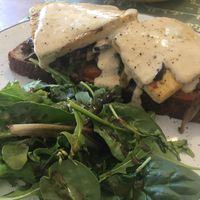 Tofu benedict at Galripo in Peso Da Regua