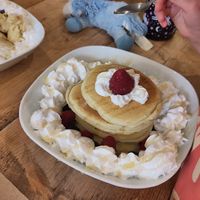 pancakes (amazing) at Bondade in Leicester