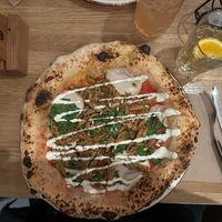 Vegan kale cesars pizza (seasonal menu).  at 60 seconds to Napoli in Berlin